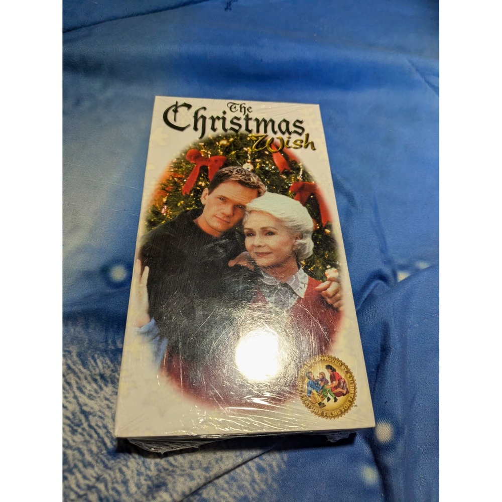 The Christmas Wish VHS Neil Patrick Harris Debbie‎ Reynolds Holiday Movie Sealed